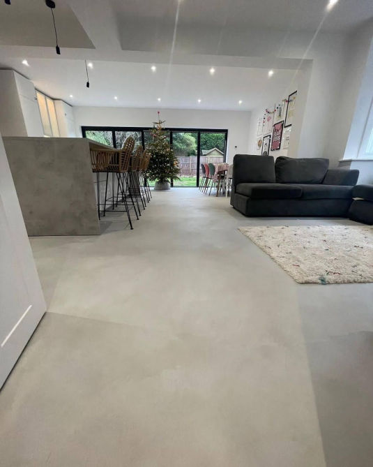 mikro çimento zemin