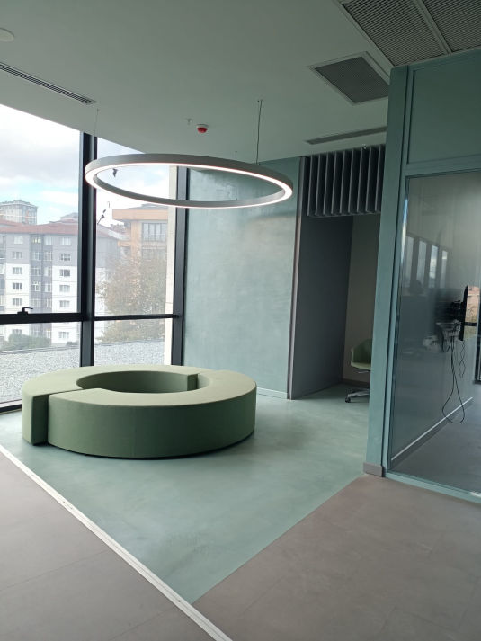 mikro çimento yeşil